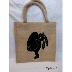Jutetaschen Ostern